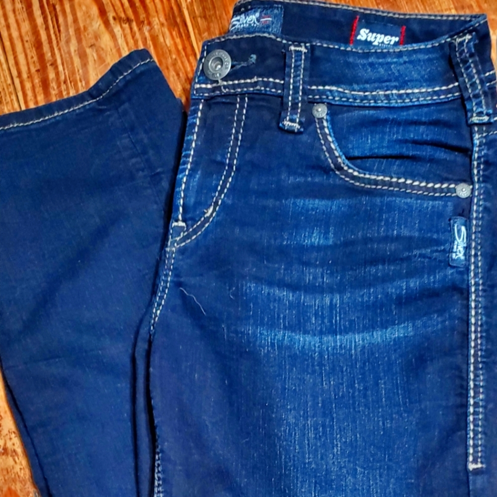 Silver Suki Bluejeans W29/L32 Straight Leg